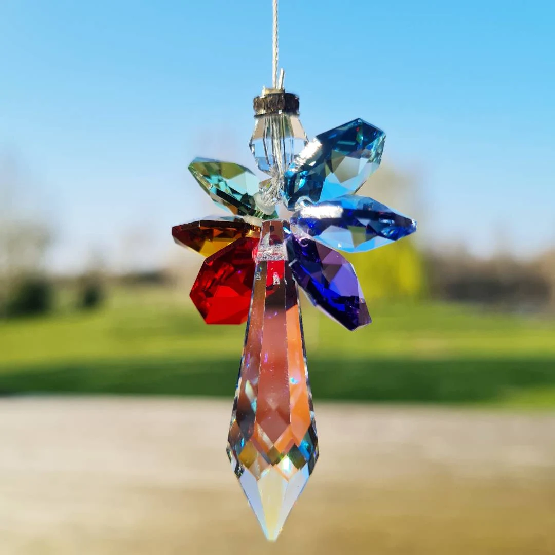 suncatcher ange cristal & protection