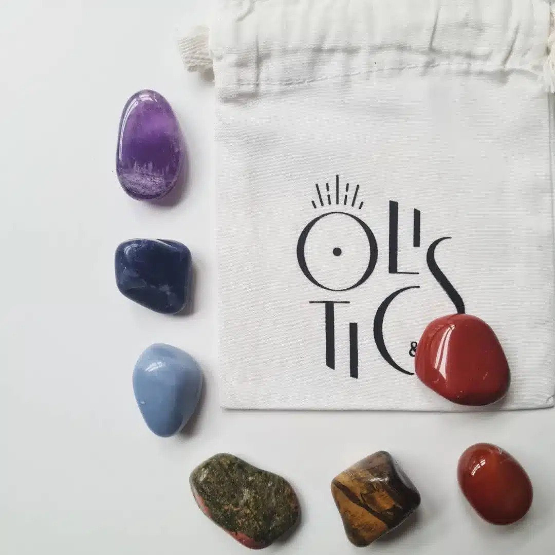 7 pierres naturelles chakras "
