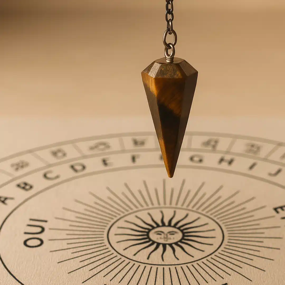 pendule divinatoire Œil de tigre courage