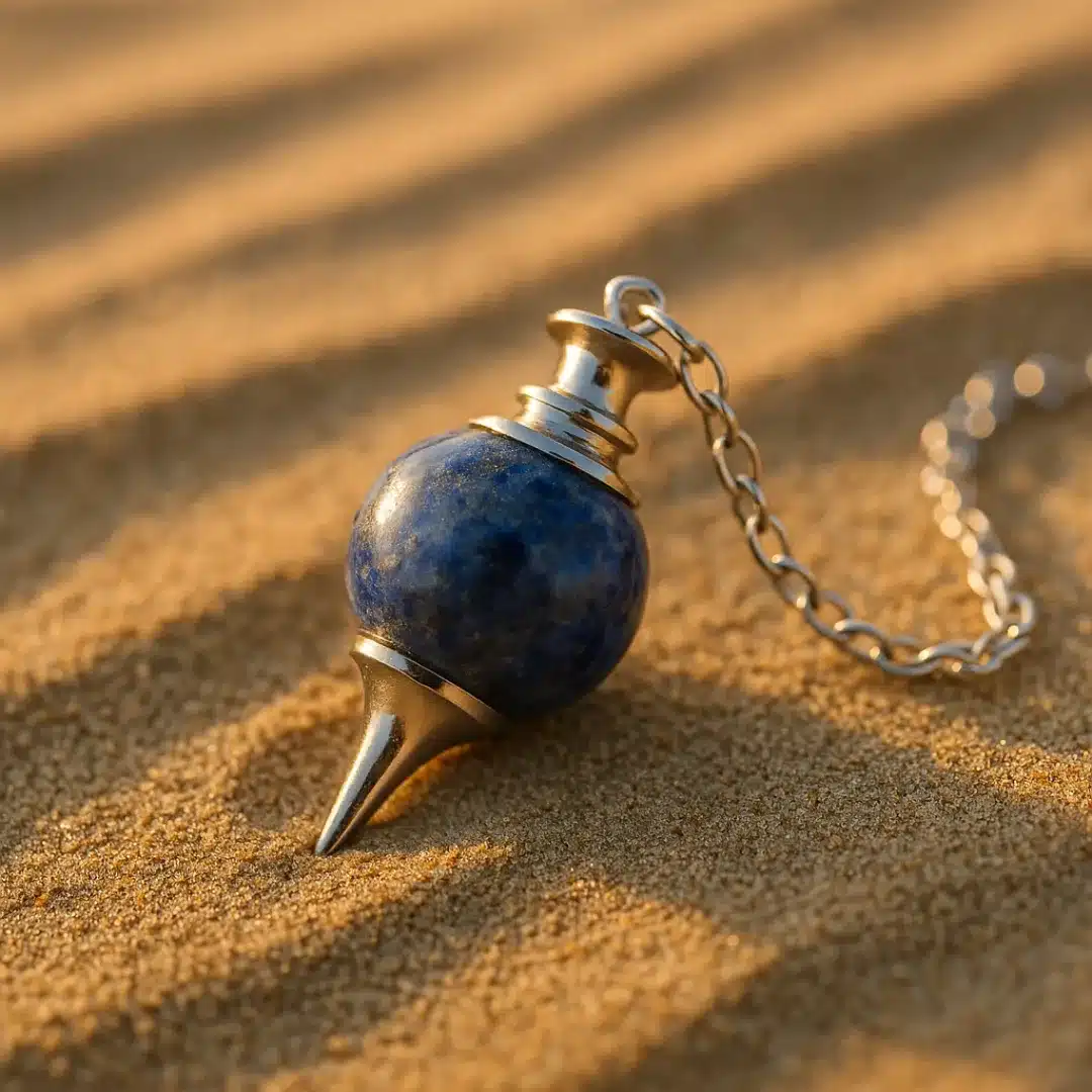 pendule divinatoire sodalite pierre pour l'intuition