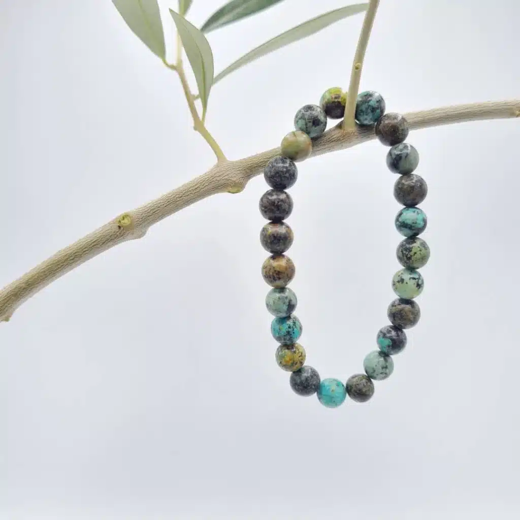 porte bonheur grigri pour attirer la chance bracelet turquoise africaine