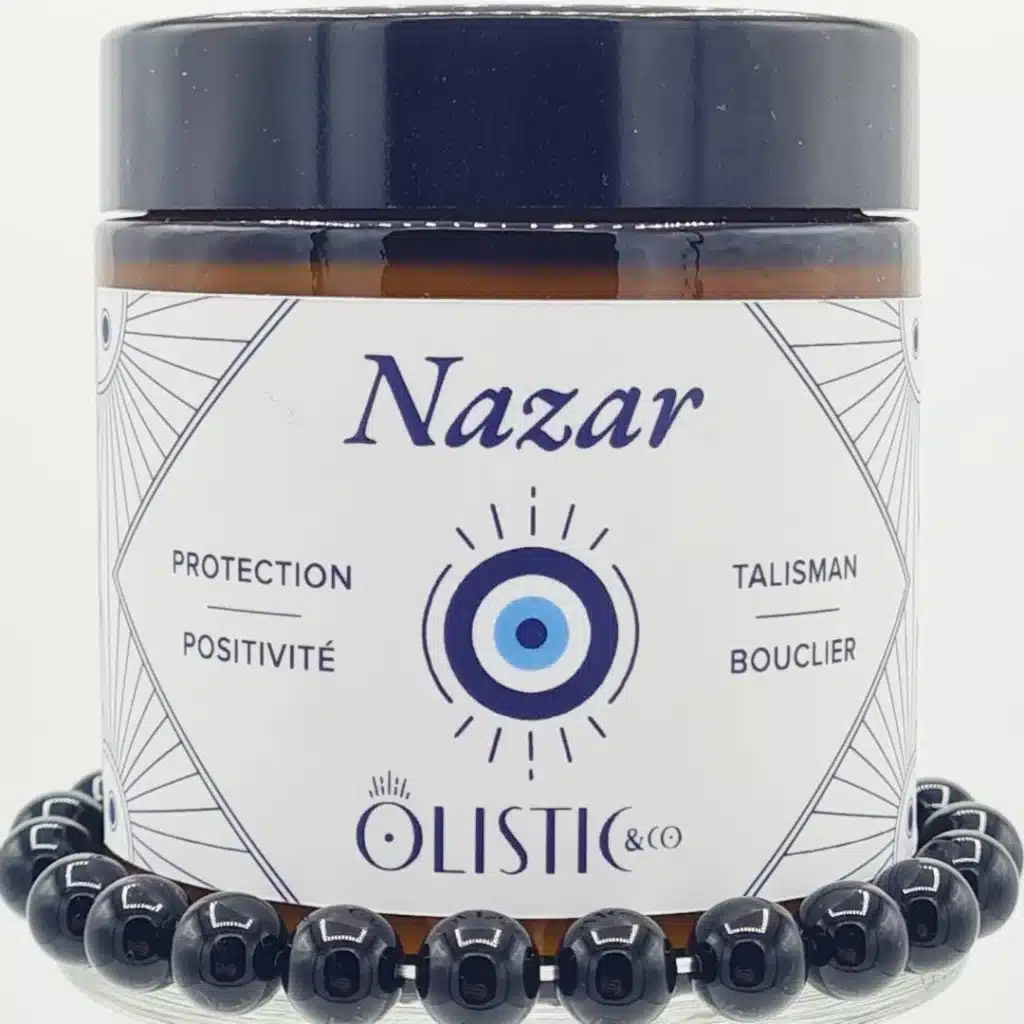 comment attirer les bonnes energies bougie oeil de nazar bracelet obsidienne noire oeil turc oeil bleu oeil boncuk